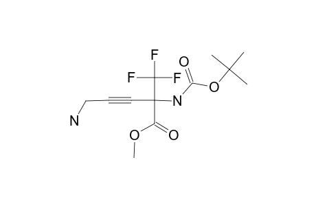 5-Amino-2-(tert-butoxycarbonylamino)-2-(trifluoromethyl)pent-3-ynoic acid methyl ester