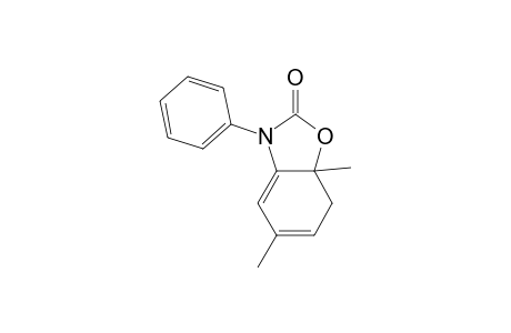 5,7a-dimethyl-3-phenyl-7,7a-dihydrobenzo[d]oxazol-2(3H)-one