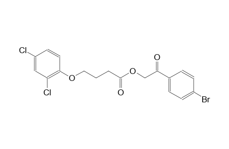 2-(4-bromophenyl)-2-oxoethyl 4-(2,4-dichlorophenoxy)butanoate