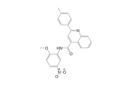 N-(2-methoxy-5-nitrophenyl)-2-(4-methylphenyl)-4-quinolinecarboxamide