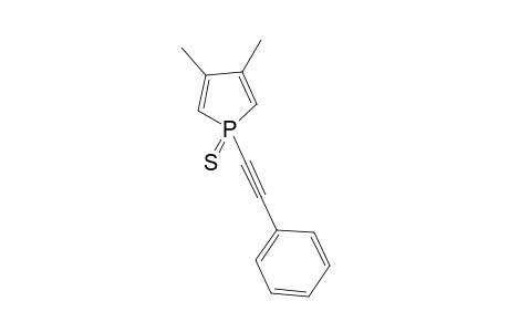 3,4-Dimethyl-1-(phenylethynyl)phosphole - 1-sulfide
