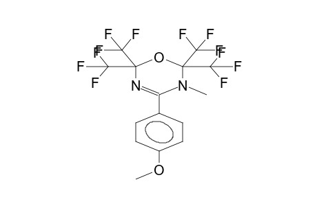 4-(4-METHOXYPHENYL)-5-METHYL-2,2,6,6-TETRAKIS(TRIFLUOROMETHYL)-5,6-DIHYDRO-2H-1,3,5-OXADIAZINE