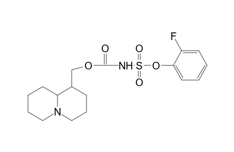 2,3,4,6,7,8,9,9a-octahydro-1H-quinolizin-1-ylmethyl N-(2-fluoranylphenoxy)sulfonylcarbamate