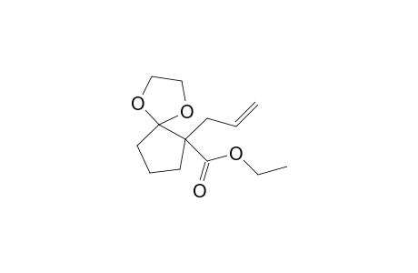 Ethyl 1-allyl-2,2-ethylenedioxycyclopentane-1-carboxylate
