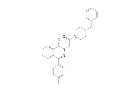 2-[2-(4-benzyl-1-piperidinyl)-2-oxoethyl]-4-(4-methylphenyl)-1(2H)-phthalazinone