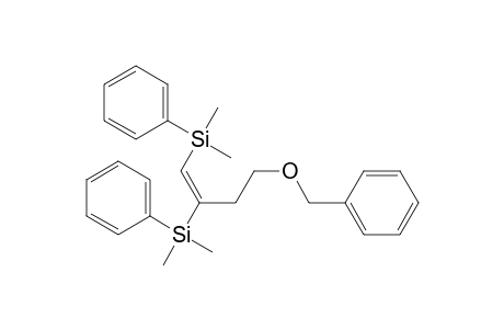1,2-bis(dimethylphenylsilyl)-4-benzyloxy-1-butene