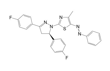 (5R)-{2-[3,5-Di(4-fluorophenyl)-4,5-dihydropyrazol-1-yl]-4-methylthiazol-5-yl}-phenyldiazene
