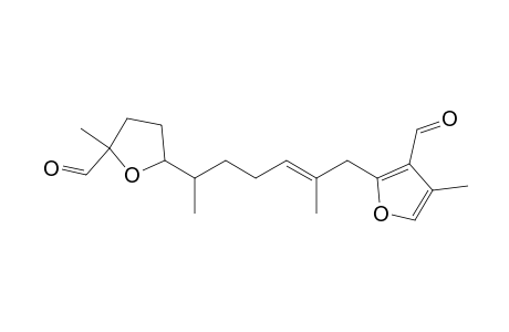 2-Furancarboxaldehyde, 5-[6-(3-formyl-4-methyl-2-furanyl)-1,5-dimethyl-4-hexenyl]tetrahydro- 2-methyl-