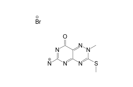 6-AMINO-2-METHYL-3-METHYLTHIOPYRIMIDO-[4,5-E]-[1,2,4]-TRIAZIN-8-ONE-HYDROBROMIDE
