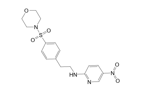 2-Pyridinamine, N-[2-[4-(4-morpholinylsulfonyl)phenyl]ethyl]-5-nitro-