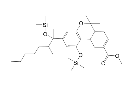 Methyl 3-[1',2'-dimethyl-(trimethylsilyloxy)heptyl]-1-trimethylsilyloxy-6a,7,10,10a-tetrahydro-6,6-dimethyl-6H-dibenzo[b,d]pyran-9-carboxylate
