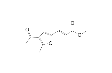 Methyl (E)-3-[4'-acetyl-5'-methyl-2'-furyl]propenoate