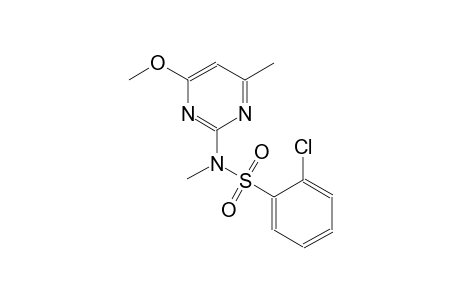benzenesulfonamide, 2-chloro-N-(4-methoxy-6-methyl-2-pyrimidinyl)-N-methyl-