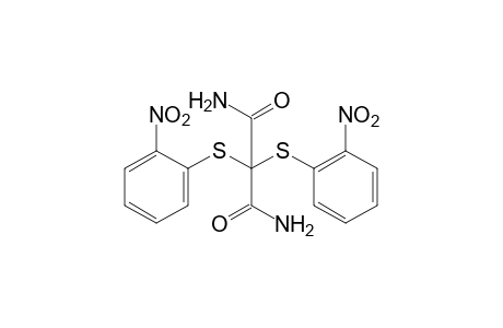 2,2-bis[(o-nitrophenyl)thio]malonamide