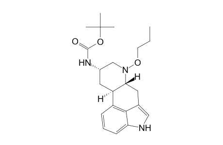Carbamic acid, [(8.alpha.)-6-propoxyergolin-8-yl]-, 1,1-dimethylethyl ester