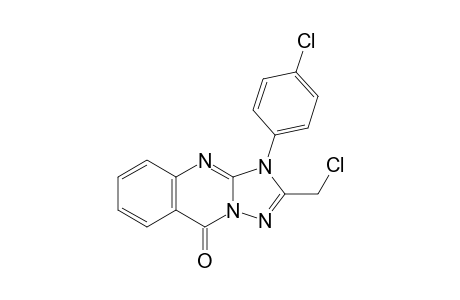 2-(chloromethyl)-3-(4-chlorophenyl)-[1,2,4]triazolo[5,1-b]quinazolin-9-one