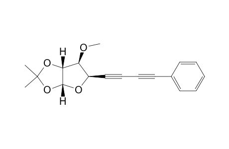 Furo[2,3-d]-1,3-dioxole, tetrahydro-6-methoxy-2,2-dimethyl-5-(4-phenyl-1,3-butadiynyl)-, [3aR-(3a.alpha.,5.alpha.,6.alpha.,6a.alpha.)]-