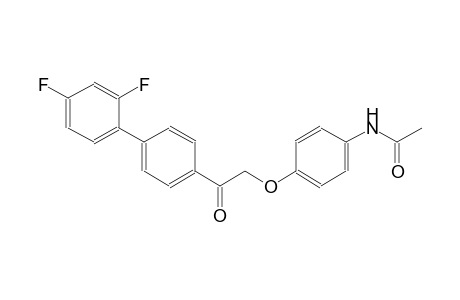 N-{4-[2-(2',4'-difluoro[1,1'-biphenyl]-4-yl)-2-oxoethoxy]phenyl}acetamide