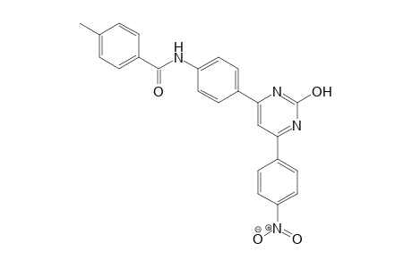 N-[4-[2-hydroxy-6-(4-nitrophenyl)pyrimidin-4-yl]phenyl]-4-methyl-benzamide