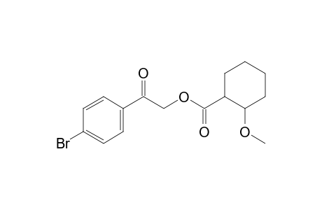 cis-2-methoxycyclohexanecarboxylic acid, p-bromophenacyl ester