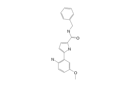 5-(5-METHOXY-2-AMINOPHENYL)-1H-PYRROLE-2-N-BENZYL-CARBOXAMIDE