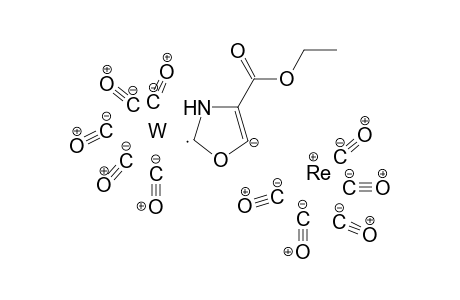Pentacarbonyl{4-carbethoxy-5-pentacarbonylrhenio-1,3-oxazolin-2-ylidene}tungsten
