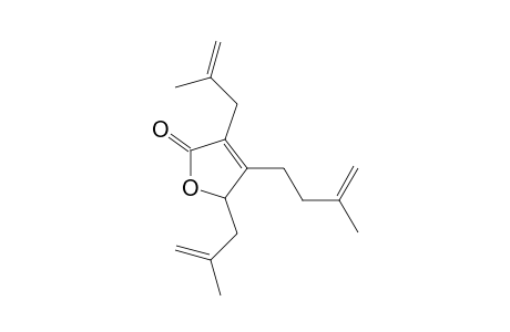 2(5H)-Furanone, 4-(3-methyl-3-butenyl)-3,5-bis(2-methyl-2-propenyl)-