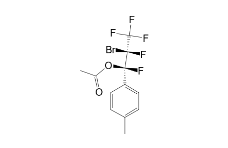 (R,S)-1-(PARA-METHYLPHENYL)-1-ACETOXY-2-BROMO-1,2,3,3,3-PENTAFLUOROPROPANE