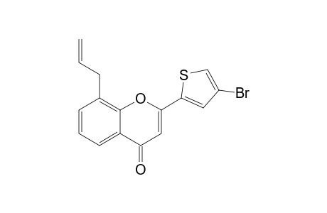 2-(4'-Bromo-2'-thienyl)-8-allylbenzopyran-4-one