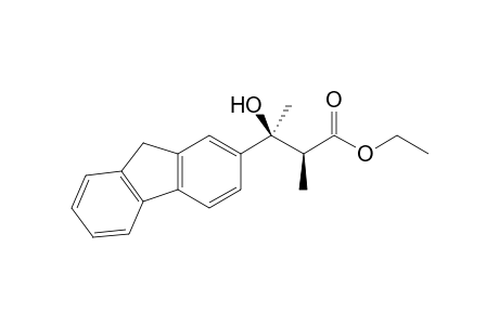 (2S*,3S*)-Ethyl 3-(9H-Fluoren-2-yl)-3-hydroxy-2-methylbutyrate