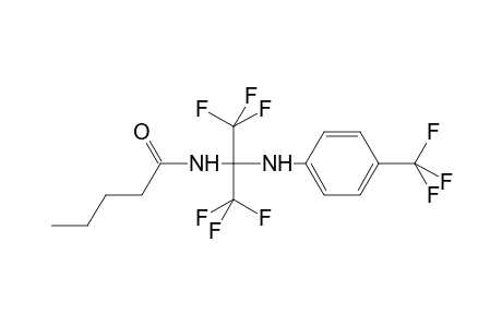 N-(1,1,1,3,3,3-hexafluoro-2-{[4-(trifluoromethyl)phenyl]amino}propan-2-yl)pentanamide