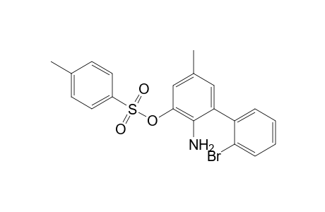 2-Amino-2'-bromo-5-methyl-3-(4-toluenesulfonyloxy)-1,1'-biphenyl
