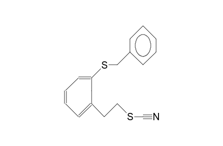 1-Benzylthio-6-(2-thiocyanato-ethyl)-cycloheptatriene