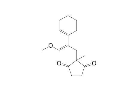 (Z)-2-[2'-( Cyclohex1"-enyl)-3'-methoxyprop-2'-enyl]-2-methylcyclopentane-1,3-dione