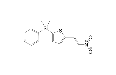 1-(5-Dimethylphenylsilyl-2-thienyl)nitroethene