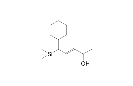 (E)-5-cyclohexyl-5-trimethylsilyl-3-penten-2-ol