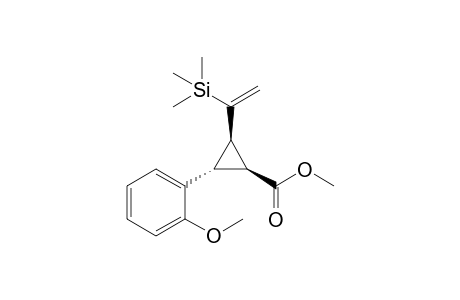 trans-2-(2-Methoxyphenyl)-cis-3-((trimethylsilyl)vinyl)-1-(methoxycarbonyl)cyclopropane