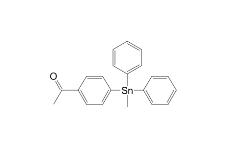 Ethanone, 1-[4-(methyldiphenylstannyl)phenyl]-