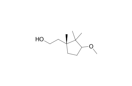 2-(3-Methoxy-1.beta.,2,2-trimethylcyclopentyl)ethanol