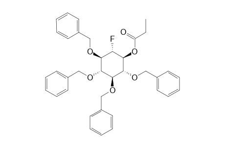 DL-3,4,5,6-tetra-O-Benzyl-1-deoxy-1-fluoro-2-O-propionyl-myo-inositol
