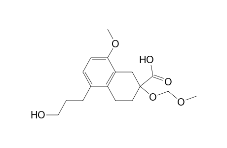 2-Naphthalenecarboxylic acid, 1,2,3,4-tetrahydro-5-(3-hydroxypropyl)-8-methoxy-2-(methoxymethoxy)-, (.+-.)-