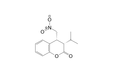 (3S,4R)-3-Isopropyl-4-(nitromethyl)chroman-2-one
