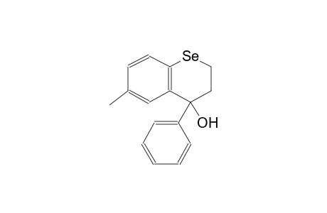 6-Methyl-4-phenyl-2,3-dihydro-1-benzoselenopyran-4-ol