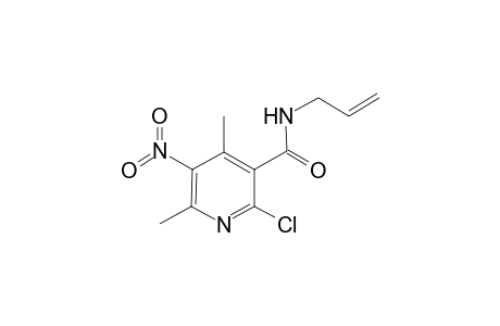 N-allyl-2-chloro-4,6-dimethyl-5-nitrO-nicotinamide