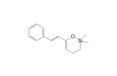 2,2-Dimethyl-6-styryl-3,4-dihydro-2H-1,2-oxasiline