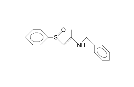 N-Benzyl-1-methyl-2-phenylsulfinyl-1-ethenyl-1-amine