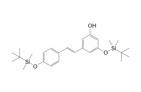 3-[tert-butyl(dimethyl)silyl]oxy-5-[(E)-2-[4-[tert-butyl(dimethyl)silyl]oxyphenyl]vinyl]phenol