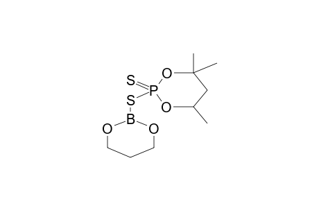 2-(4,4,6-TRIMETHYL-2-THIO-1,3,2-DIOXAPHOSPHORINAN-2-YLTHIO)-1,3,2-DIOXABORINANE