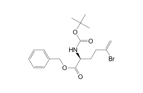 (2S)-5-bromo-2-(tert-butoxycarbonylamino)hex-5-enoic acid benzyl ester