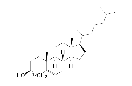 Cholest-5-en-3-ol-4-13C, (3.beta.)-